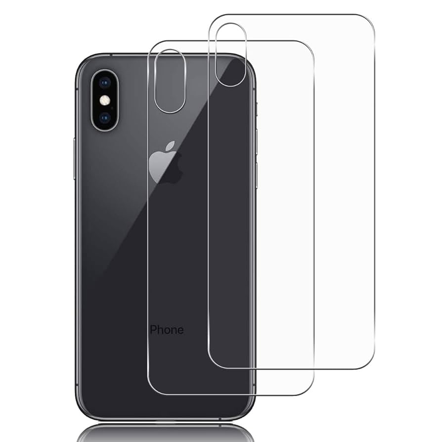 Amazon | 【2枚セット】For iPhone X Xs 背面ガラスフィルム
